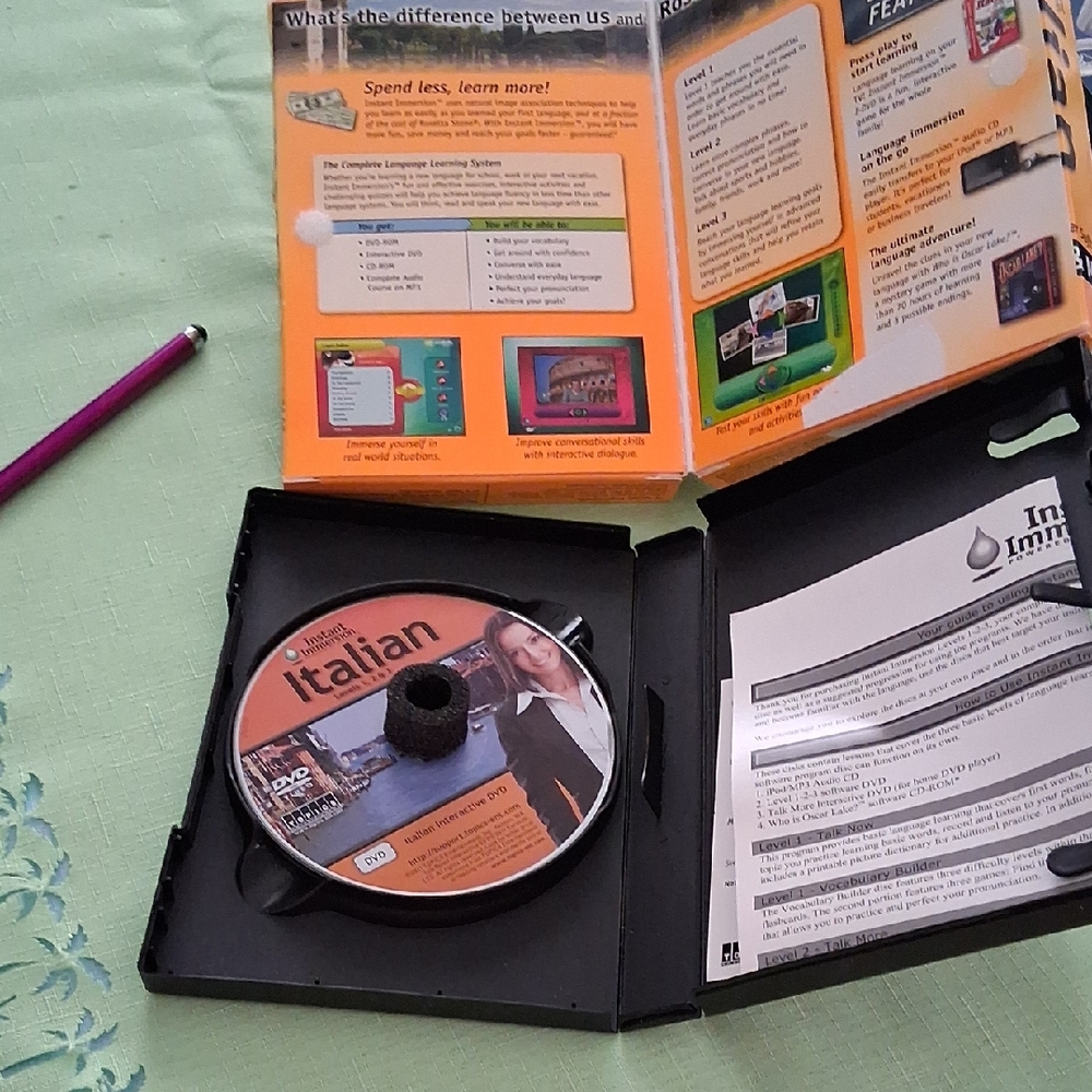 Italian Language Learning DVD Set